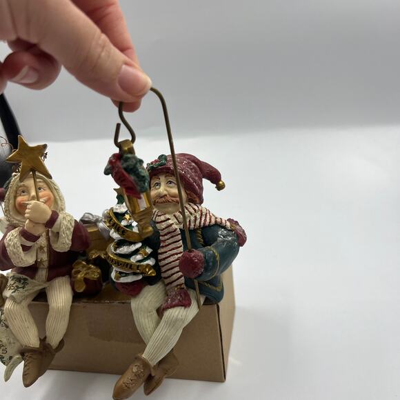 Shenandoah Keeper Christmas Shelf Sitters 1995 Holding Star & Lantern Post - Picture 13 of 14